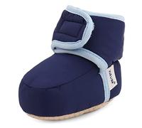 Lacofia Stivaletti morbidi invernali da bambino con suola morbida antiscivolo scarpe calde da neonata blu scuro 0-6 mesi