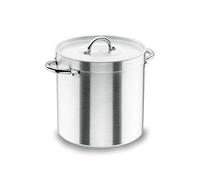 Pentola alta da brodo con coperchio, 25,75 l