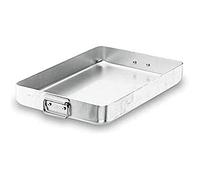 Lacor Teglia da Forno con Manici ripiegabili, Argento, 70 x 45 x 9 cm