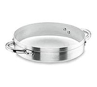 Lacor 20640 - Padella per paella da chef in alluminio 40 cm