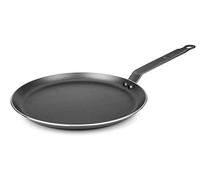 Lacor 23330 - Robusta cremiera antiaderente in alluminio 30cm - Nera | Utensile professionale duraturo; progettato per prestazioni ottimali e una pulizia rapida in lavastoviglie