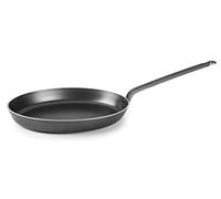 Lacor 23641 - Padella ovale Robust Aluminum 40x29 cm.- Nero
