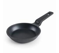 Lacor - 25163 - Mini Pan in alluminio cast 100% pfoa libero, doppio strato antiaderente, adatto per induzione, impugnatura ergonomica Soft Touch, Ø 14 x 3 cm, nero