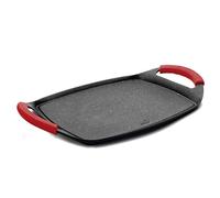 Lacor, Piastra/grill di Alluminio Pressofuso, Finitura in Pietra, 33.5 x 25 cm