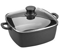 Lacor 25829 - Casseruola quadrata con Coperchio in vetro Forte 28 cm...