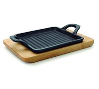 Lacor Mini Grill Quadrato, Iron, nero, 0 cm