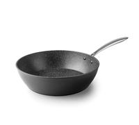 Lacor - 27138 - Padella Easy, alluminio forgiato, con antiaderente a tre strati, manico ergonomico, ecologico senza PFOA, adatto a tutte le cucine, adatto per induzione, adatto al forno, lavabile a mano, 28x21x7 cm