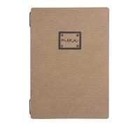 Lacor 28423 Kraft Collection 28423 - Porta menù fabbricato, 16,5 x 23,5 cm (A5), fibra vergine naturale