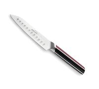 LACOR - 38223 - Coltello Santoku Elite, Acciaio Inox, Tagliente Conico, Manico Antiscivolo, Affilato e Resistente, Pulizia a Mano, Adatto a qualsiasi Tipo di Carne e Pesce, 18 cm