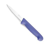 LACOR - 38363 - Coltello per Pelare Select, Coltello per Prodotti Senza Allergeni, Acciaio Inox, Taglio Deciso ed Equilibrato, Manico Ergonomico in TPV Viola e Antiscivolo, 10 cm
