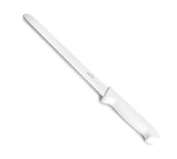 LACOR - 38390 - Coltello da pane, coltello da pasticceria e latticini Select, acciaio inossidabile, taglio deciso e bilanciato, manico ergonomico in TPV bianco e antiscivolo, 25 cm