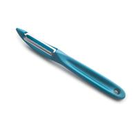 Lacor - 39088 - Pelapatate Professionale, Pelapatate Acciaio, Pelapatate Universale, Doppio Bordo Oscillante e Microseghettato, Acciaio Inox, 17 cm, Blu