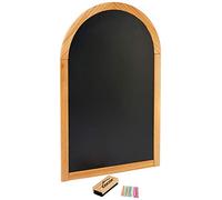 Lacor 39163 - Menu lavagna (50 x 80 cm, mezzo cerchio), colore nero