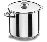Lacor 40133 - Vaso Super Alto con Coperchio Vitrocor 32cm Acciaio Inox