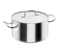 Lacor 50029 - Casseruola alta con Coperchio Chef Classic 28cm Acciaio Inox