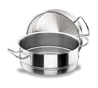 Lacor 50428 - Casseruola a vapore Chef Classic 28 cm. Acciaio Inox