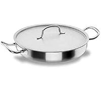 Lacor 50640 - Padella per paella con Coperchio Chef-Classic Acciaio Inox