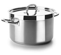 Lacor - 54033s - Casseruola alta senza Coperchio Chef Luxe 32 cm acciaio