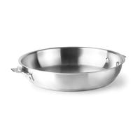 Lacor - 56724 - Corpo padella Combi, acciaio inox 18/10, finitura interna, fondo diffusore di calore sandwich, 2 litri, impilabile, adatto all'induzione, adatto al forno, lavabile in lavastoviglie, ø24cm