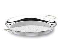 Lacor 60134- Padella per paella valenciana inox 34 cm