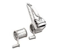 LACOR 60335- Passapatate Inox a manovella 2 Lame - NUOVO