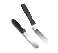 Lacor 60493 - Set 2 mini spatole, acciaio acciaio inox, 22,5 x 11,5 cm... | Realizzato in acciaio inossidabile alimentare; alta resistenza alla corrosione e usura quotidiana in cucina