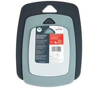 Lacor 60500 - Set di 3 taglieri a doppio lato, in polipropilene, senza BPA, in plastica, 3600 W, 1 liter, multicolour