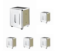 Lacor 61002- Portatovaglioli bar inox 9.5x13.5 cm (Confezione da 5)