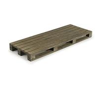 Lacor - 61057 - Presentazione alimenti mini pallet, legno di betulla al 100%, resistente e resistente, 40x15cm, ecologico.
