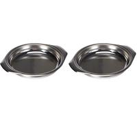 Lacor 61116- Piatto per uova 16 cm inox 18% cr (Confezione da 2)