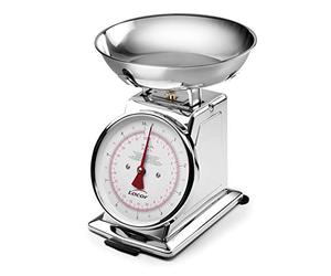Lacor 61705- Bilancia Meccanica con Bowl Inox 5 kg