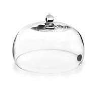 Lacor 61816 Magic Food, campana per affumicatura con coperchio in vetro con valvola, permette di fumare, cuocere a vapore e aromatizzare gli alimenti, 20 x 12 cm