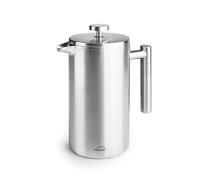 LACOR 62141 - Macchina del caffè francese manuale | Realizzato in acciaio inossidabile alimentare; alta resistenza alla corrosione e usura quotidiana in cucina