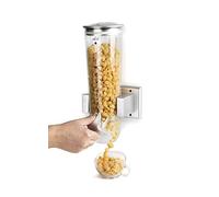 LACOR 62541 Dispenser di Cereali Girevole a Parete Semplice, 1,50 Litri, Plastica Poliestere, Chiaro