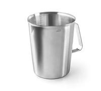 Lacor - 62742 - Caraffa graduata, misurino, misuratore dei liquidi, acciaio inox, senza BPA, 15 cm, 2 l
