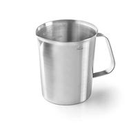 Lacor - 62745 - Caraffa graduata, misurino, misuratore dei liquidi, acciaio inox, senza BPA, 9 cm, 0,5 l
