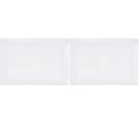 LACOR 62793- Vassoio Rettangolare melamina 300x208x23 mm (Confezione da 2)