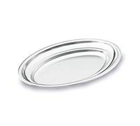 Lacor 62845- Vassoio Ovale 45 cm Inox 18/10