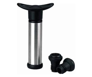 Lacor 63033 - Pompa per vuoto manuale con 2 tappi per vino Qualità | Utensile professionale duraturo; progettato per prestazioni ottimali e una pulizia rapida in lavastoviglie
