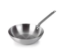 LACOR - 63232 - Wok Ferrum, Wok in Ferro 100% Naturale, Adatto a tutti i Tipi di Fonti di Calore, Fatto a Mano, Alta Conducibilità Termica, Esente da PTFE e PFOA, 32 cm, Spessore 2 mm