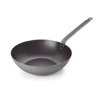 Lacor 63233 - Wok Ferrum, Wok 100% in ferro naturale con Tri