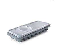 Lacor 63337 - Secchio per ghiaccio, in polipropilene con coperchio fresco, 16 cubetti, coperchio trasparente, foro per riempimento, senza BPA, 4,5 x 3 cm