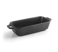 Lacor - 63391 - Casseruola Mini, rettangolare, senza coperchio, realizzata in melammina, adatta per lavastoviglie, senza BPA, 18 x 8,5 cm, 480 ml, nero