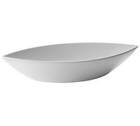Lacor 63558 - Classica fontana ovale di melamina 41,5x17x8 cm - Bianca
