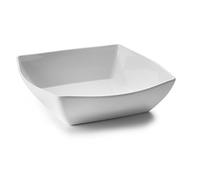 Lacor - 63573 - Piatto Rettangolare in melammina 33x33x9 cm - Bianco