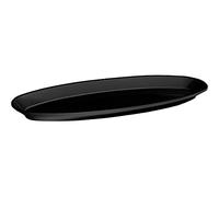 Lacor 63599 - Classico piatto di pesce in melamina 57x24x4 - Nero