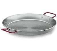 Lacor 63627 Piatto Rotondo in Acciaio, Inossidabile, Nero, 26 cm