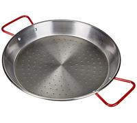 Lacor 63631- Padella Per Paella Di Ferro, Nero, 30 Cm