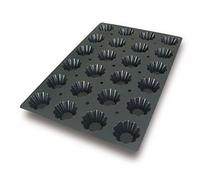 Lacor 66760 - Stampo in Silicone per brioche, 79 x 35 mm, 60 x 40