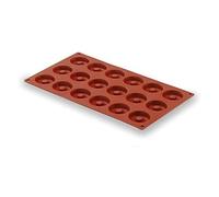Lacor Lacor-66808-Stampo Savarin 18 cavità Rosso, Silicone, Marrone, Taglia Unica